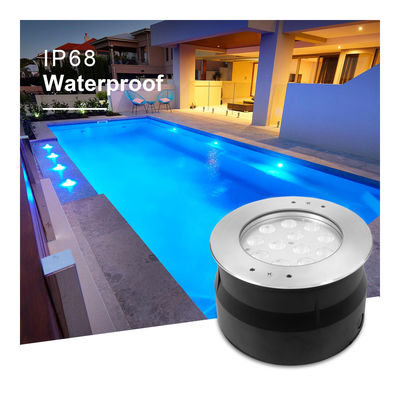 12W 24W RGB IP68 Lumière sous-marine LED en retrait