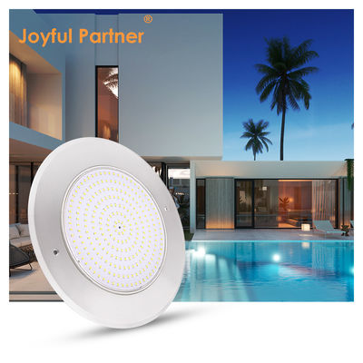 18W 316SS sous-marin monté sur le mur LED Pool Light 230MM DC12V 252pcs SMD2835 Blanc chaud tension constante