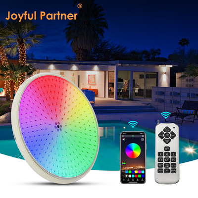 IP68 étanche RGB/RGBW Changement de couleur étang Lumières plates avec résine remplie piscine lumière sous-marine