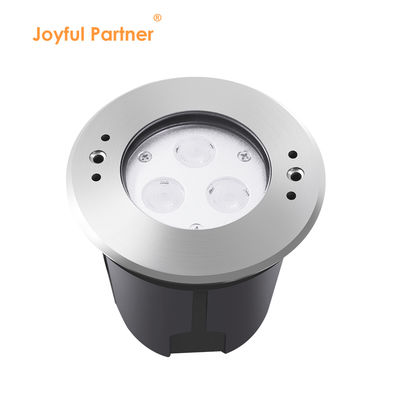DIA 118mm IP68 304 en acier inoxydable chaud blanc sous-marin LED lumière 3W DC24v avec manchon de montage en plastique