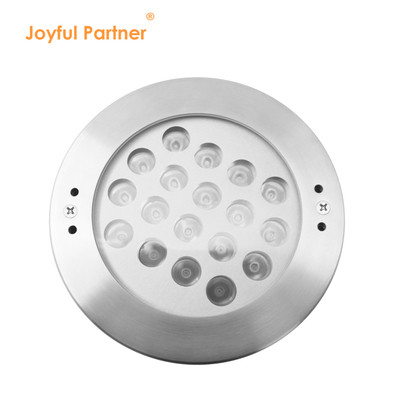Éclairage de lampe de piscine sous-marine étanche IP68 12V en acier inoxydable 18W 36W LED couleur unique Certification CE ROHS