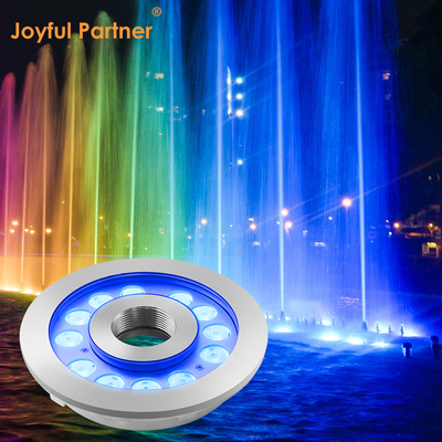 LED Fountain Light Color Changing IP68 imperméable à l'eau sous-marin 24w projecteur de paysage avec câble de 2 mètres