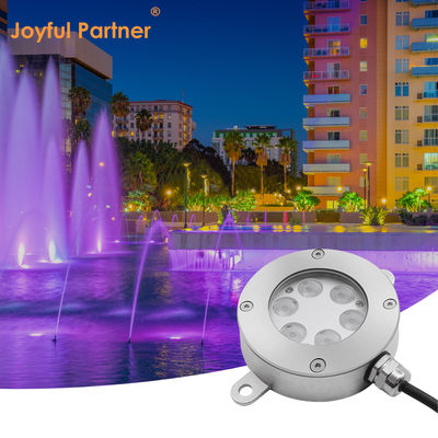 OEM ODM DMX Contrôle RGB LED Fountain Light IP68 étanche 6*2W 6*3W RGB couleur LED avec support de type U