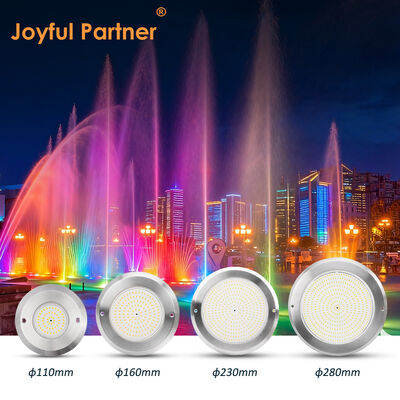 Projecteur de piscine submersible PAR56 6W SMD2835 Ultra Mince SS316L+ABS Étanche DC12V