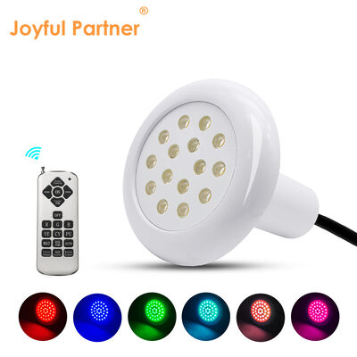 Lampe de piscine AC12V RGB sous-marine 6W SMD5050 Boîtier PC Décor avec télécommande 18 touches
