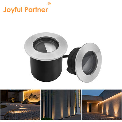 Lumière d'extérieur enterrée LED 316 en acier inoxydable Couverture avant imperméable à l'eau IP67 4W Cree LED Diamètre 80MM