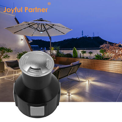 Lumière LED à sol à fort support de charge LED Drive Plus de 316 anneau avant en acier inoxydable SMD LED avec manche de montage ABS