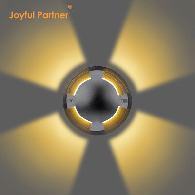 Couvercle en acier inoxydable à émission de lumière à l'intérieur du sol 10W OSRAM SMD DIA 172MM avec manches moutantes ABS