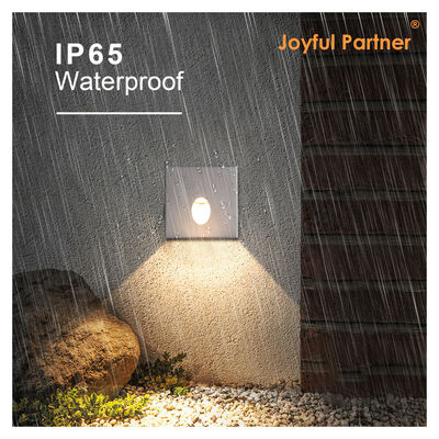 LED Step & Wall Recessed Light 3W AC220V White Die-Cast Aluminum IP65