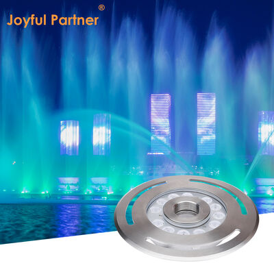 Projecteur de fontaine LED boîtier en acier inoxydable 12V DC 3500K blanc chaud CRI 85 pour place publique