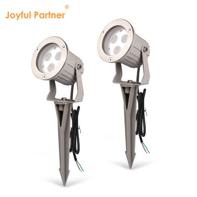 Spots LED IP65 en aluminium avec douille GU10, câble de 0,5 m pour éclairage extérieur de jardin et de chemin