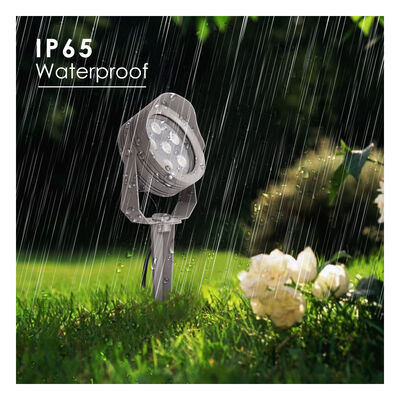 Lumière LED de jardin réglable pour accents de jardin